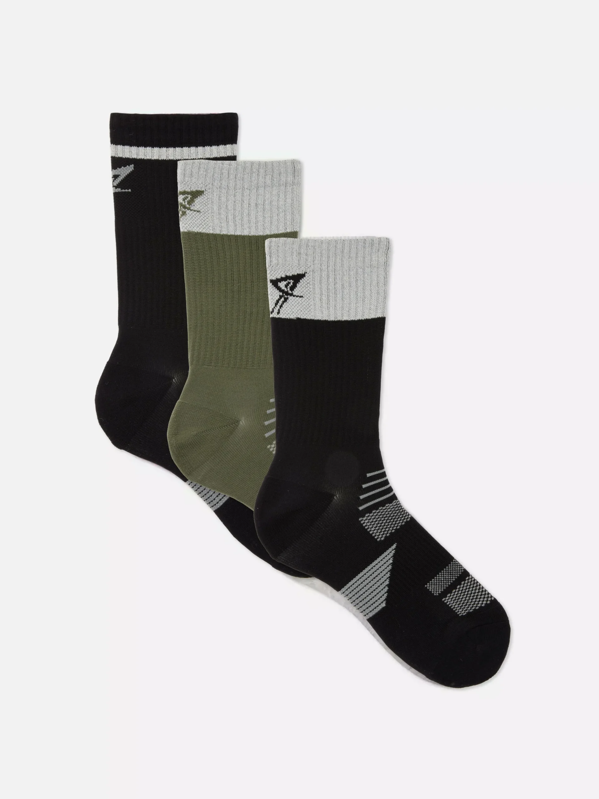 Performance Crew-Socken, 3er-Pack