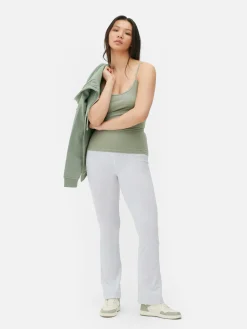 Performance-Yoga-Leggings Mit Schlag