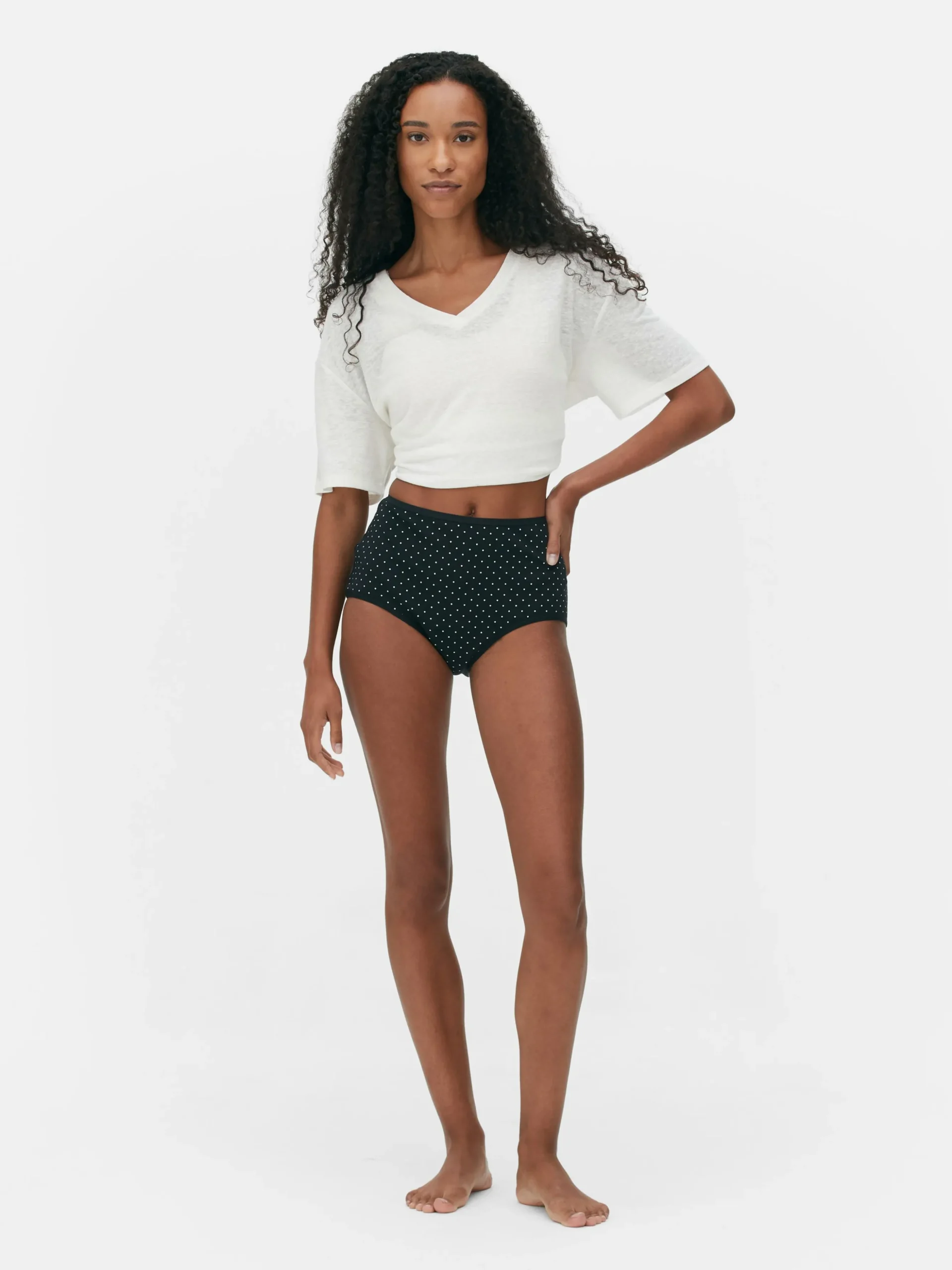 Periodenslips Mit Hohem Bund, 3er-Pack