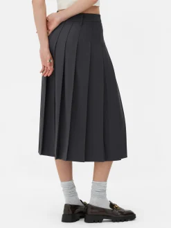 Plissierter „Rita Ora“ Midirock