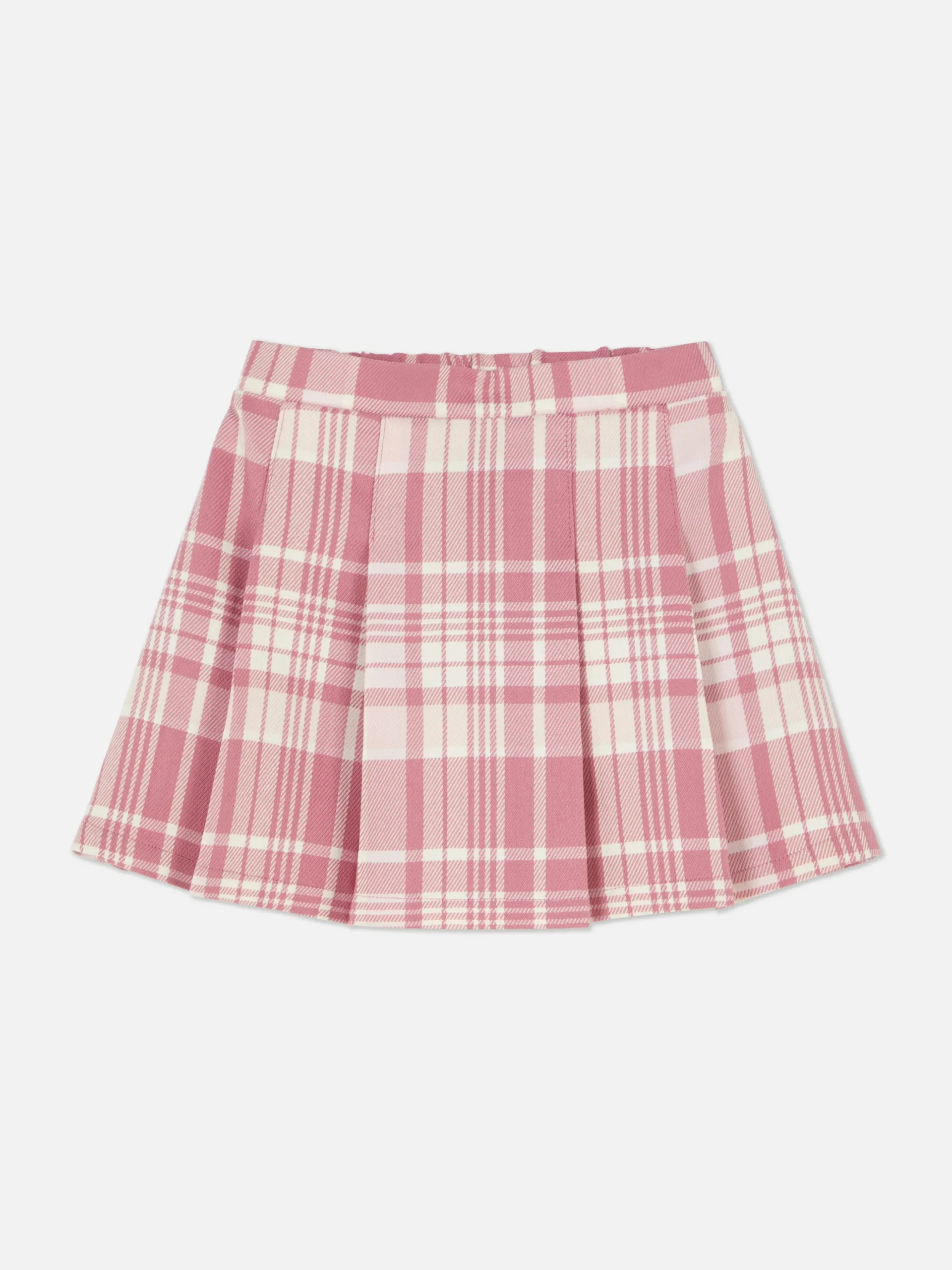 Plissierter Rock Mit Karomuster