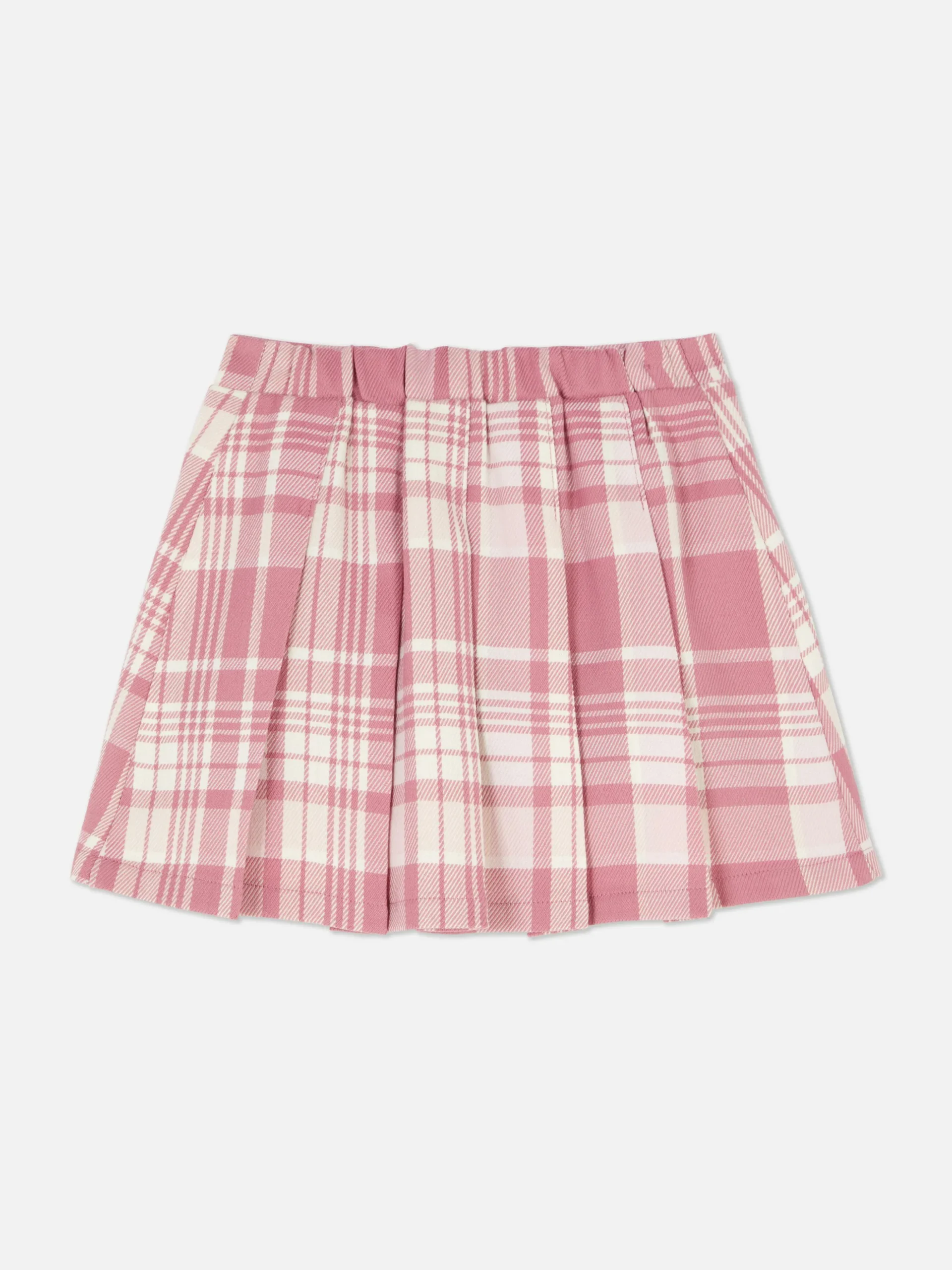 Plissierter Rock Mit Karomuster