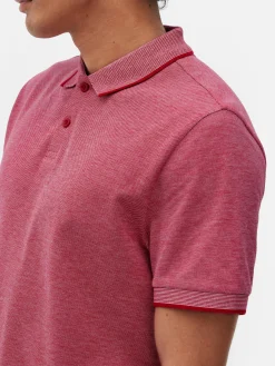 Poloshirt Aus Birdseye-Gewebe