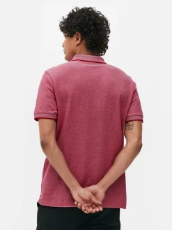 Poloshirt Aus Birdseye-Gewebe