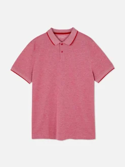Poloshirt Aus Birdseye-Gewebe