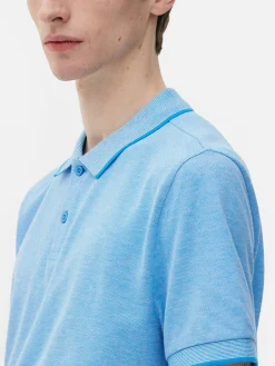 Poloshirt Aus Birdseye-Gewebe