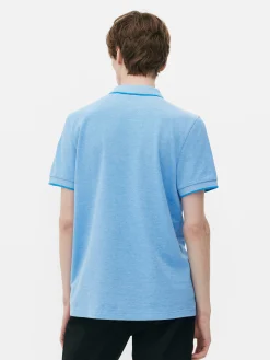 Poloshirt Aus Birdseye-Gewebe