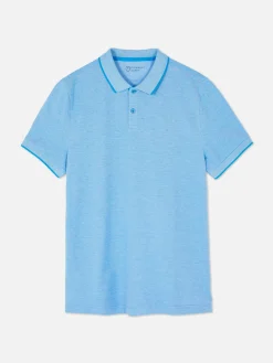 Poloshirt Aus Birdseye-Gewebe