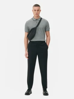 Poloshirt Aus Birdseye-Gewebe