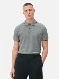 Poloshirt Aus Birdseye-Gewebe