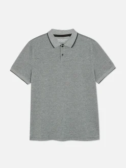 Poloshirt Aus Birdseye-Gewebe