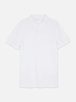 Poloshirt Aus Piqué