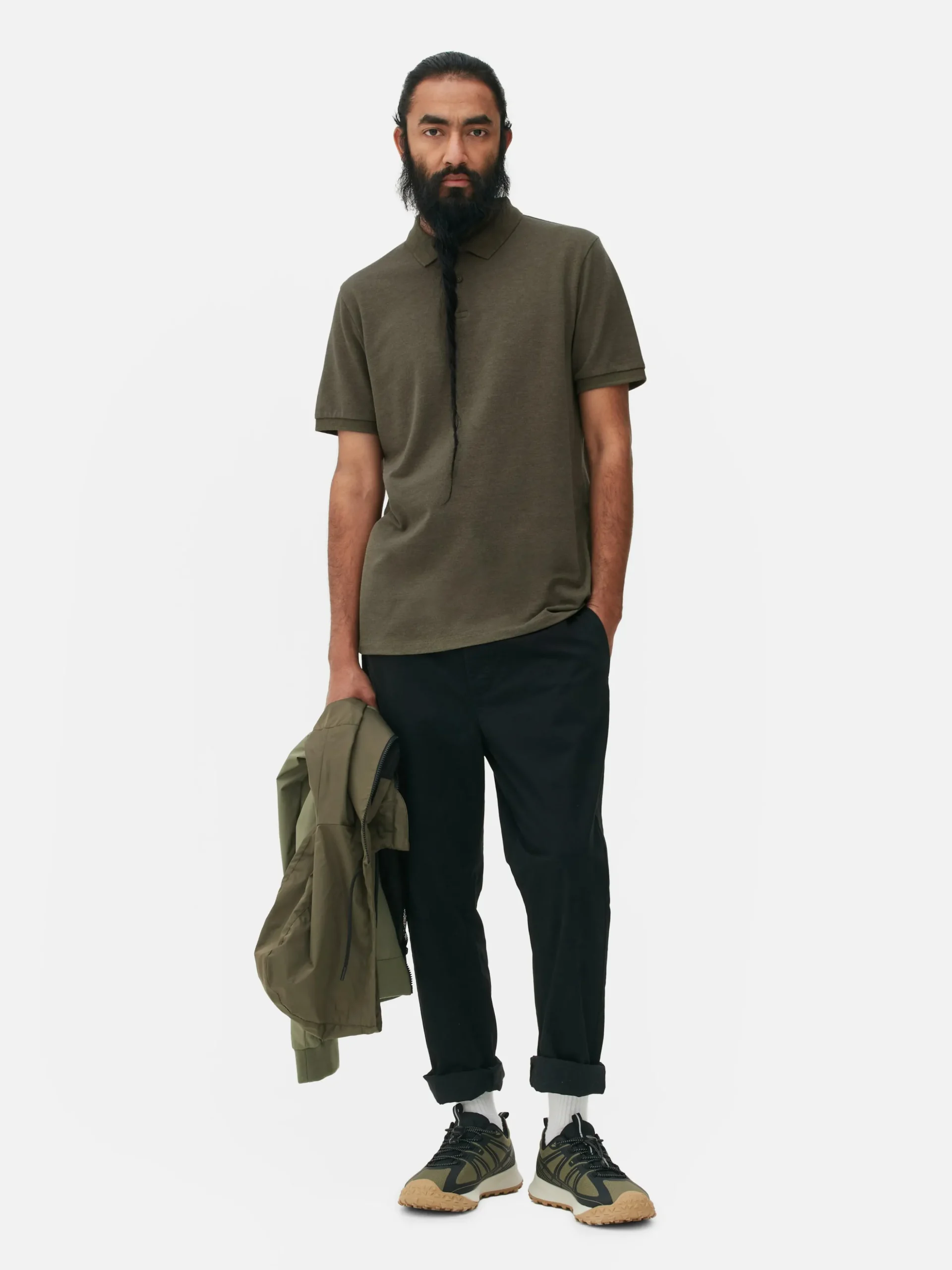 Poloshirt Aus Piqué