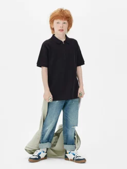 Poloshirt Mit Reißverschluss