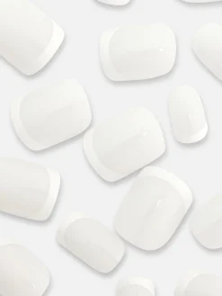 PS… Quadratische, Glänzende Kunstnägel