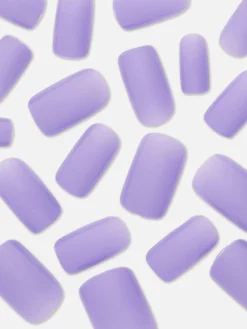 PS… Quadratische, Glänzende Kunstnägel