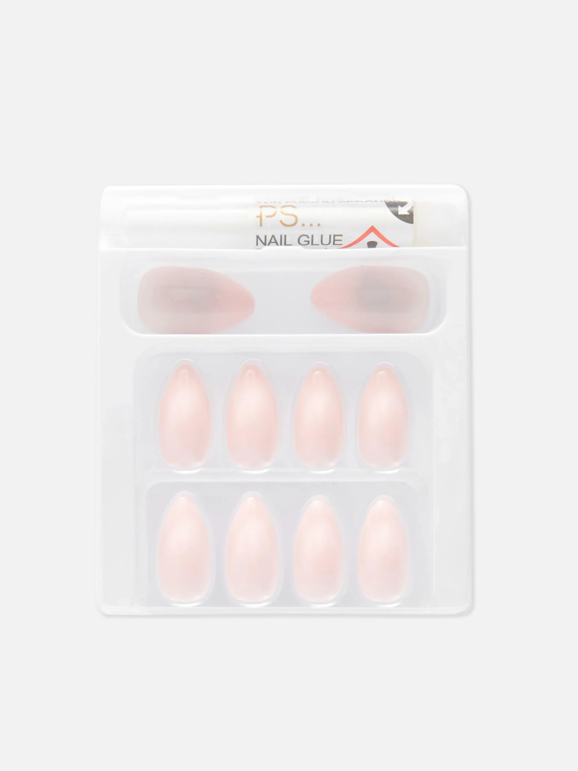 PS… Spitze, Milchig Glänzende Kunstnägel