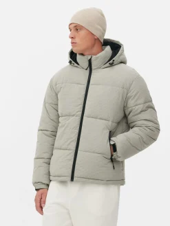 Pufferjacke Mit Karomuster