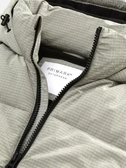 Pufferjacke Mit Karomuster