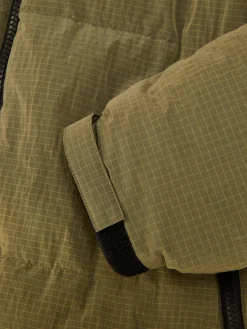 Pufferjacke Mit Karomuster