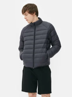 Pufferjacke Mit Trichterkragen