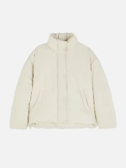 Pufferjacke Mit Trichterkragen