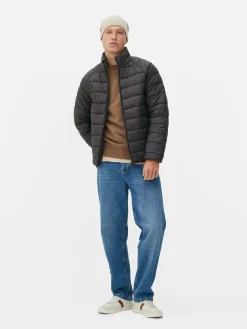 Pufferjacke Mit Trichterkragen