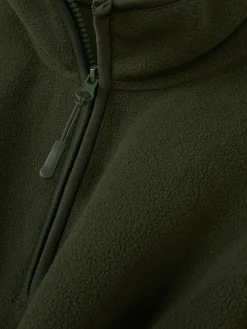 Pullover Aus Fleece Mit Halbem Reißverschluss