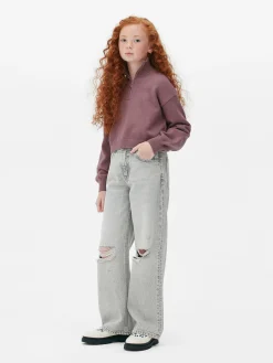 Pullover Mit Trichterkragen