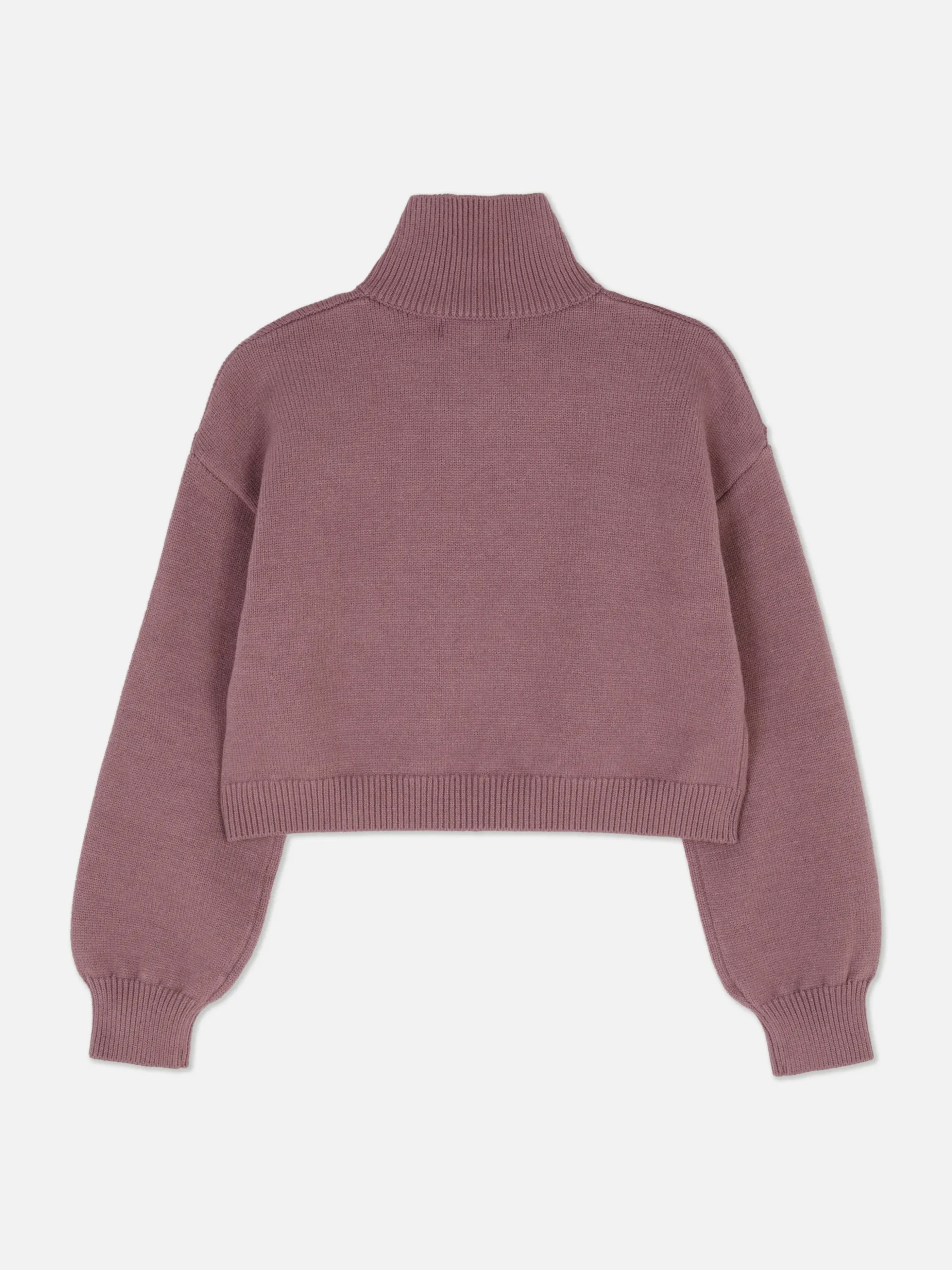 Pullover Mit Trichterkragen