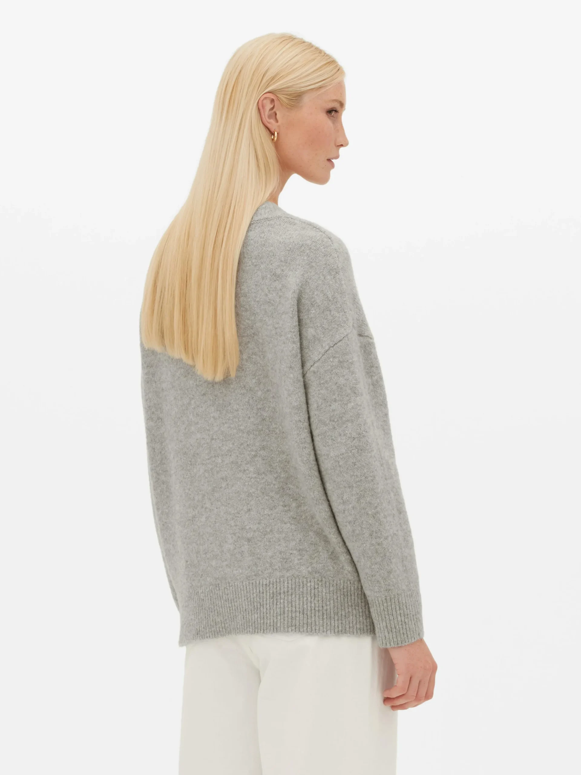 Pullover Mit V-Ausschnitt