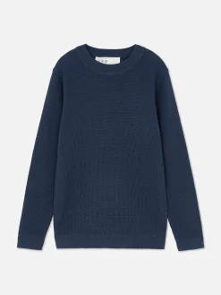 Pullover Mit Waffelstruktur (Teeny Boys)