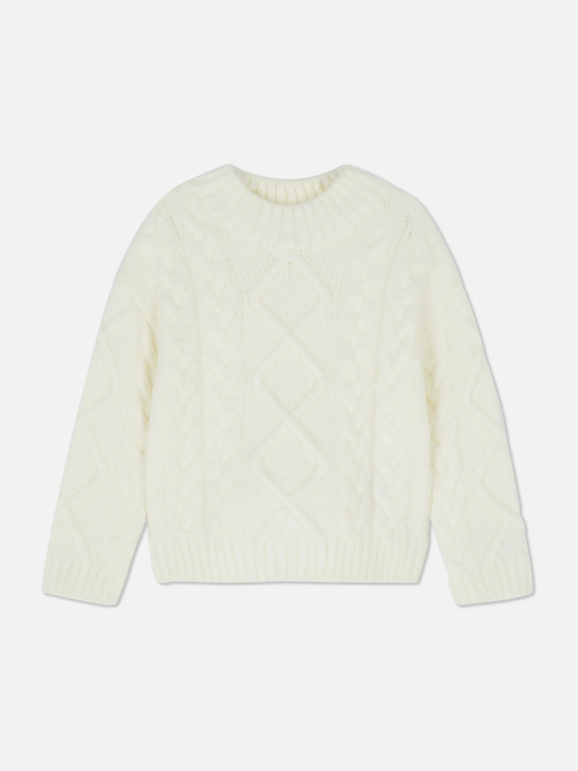 Pullover Mit Zopfmuster