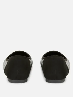 Pumps Mit Eckiger Zehenpartie Und Nieten