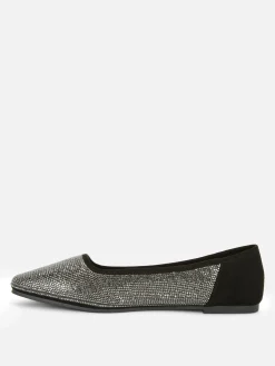 Pumps Mit Eckiger Zehenpartie Und Nieten