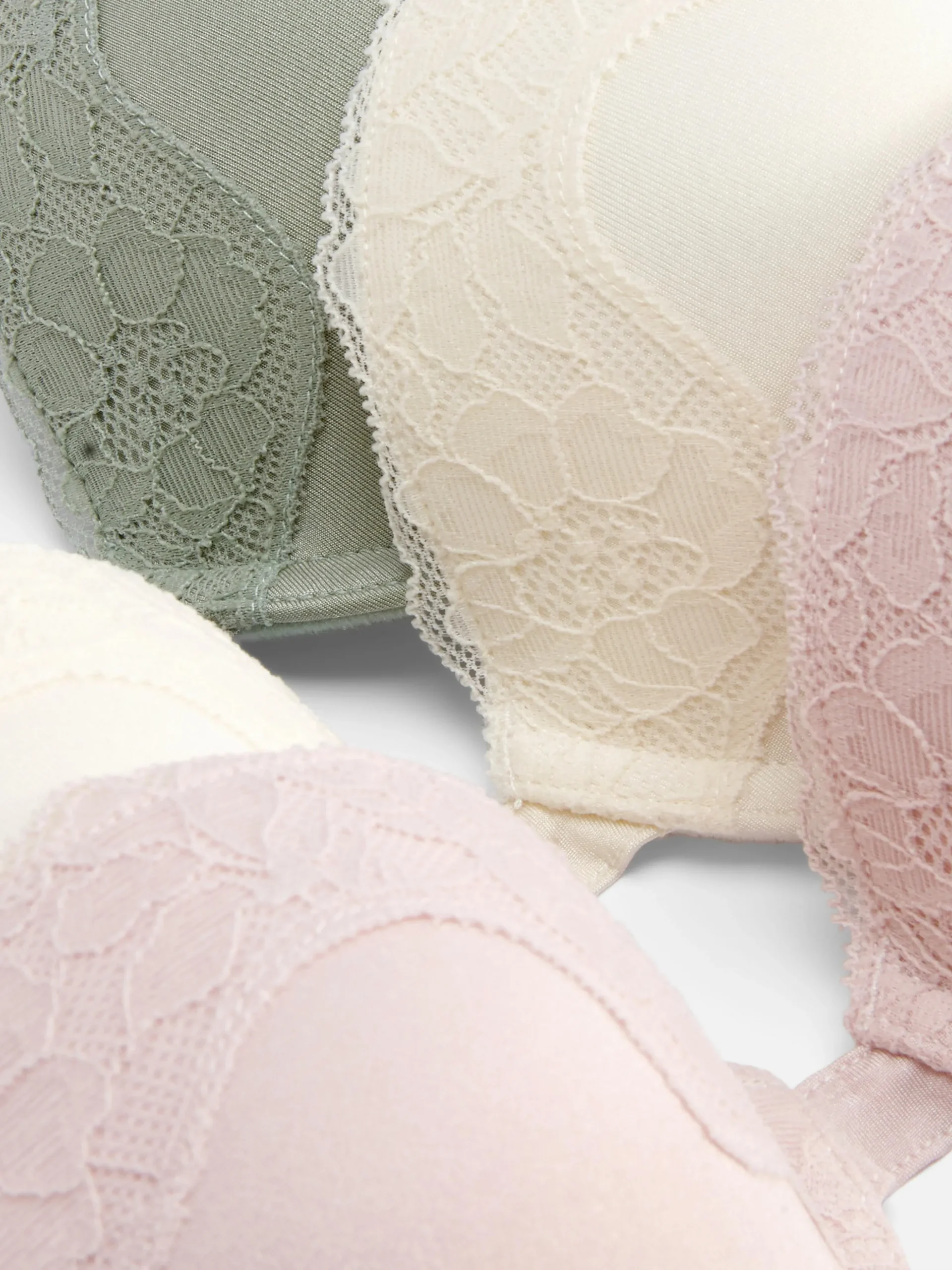 Push-up-BHs Aus Mikrofaser, 3er-Pack