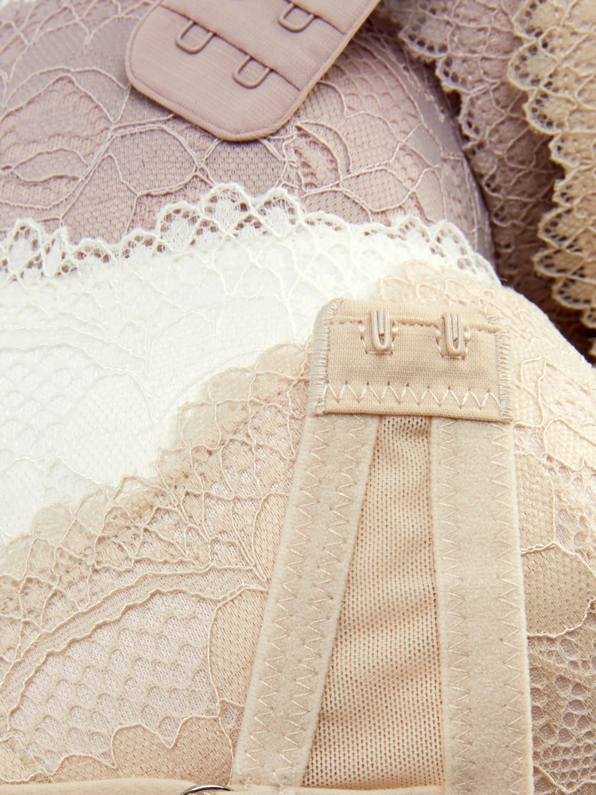 Push-up-BHs Mit Spitzenbesatz, 3er-Pack