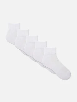 Quarter Crew Socken, 5er-Pack