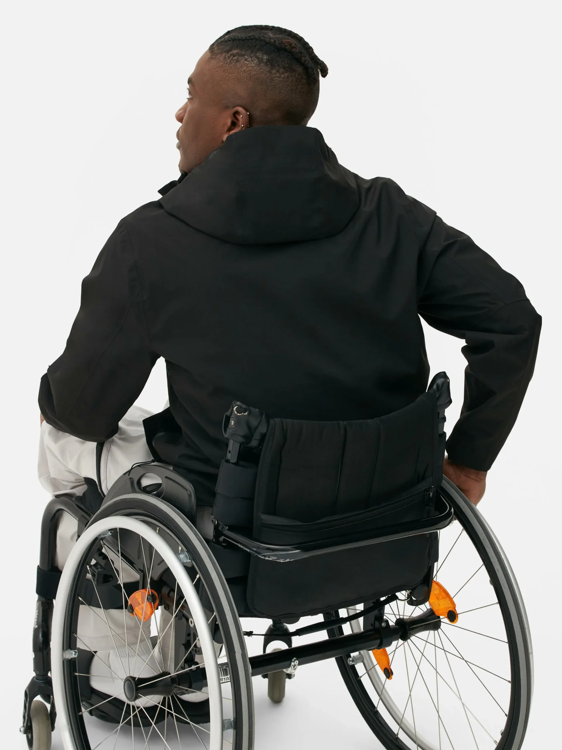 Regenmantel Mit Kapuze Und Durchgehendem Reißverschluss