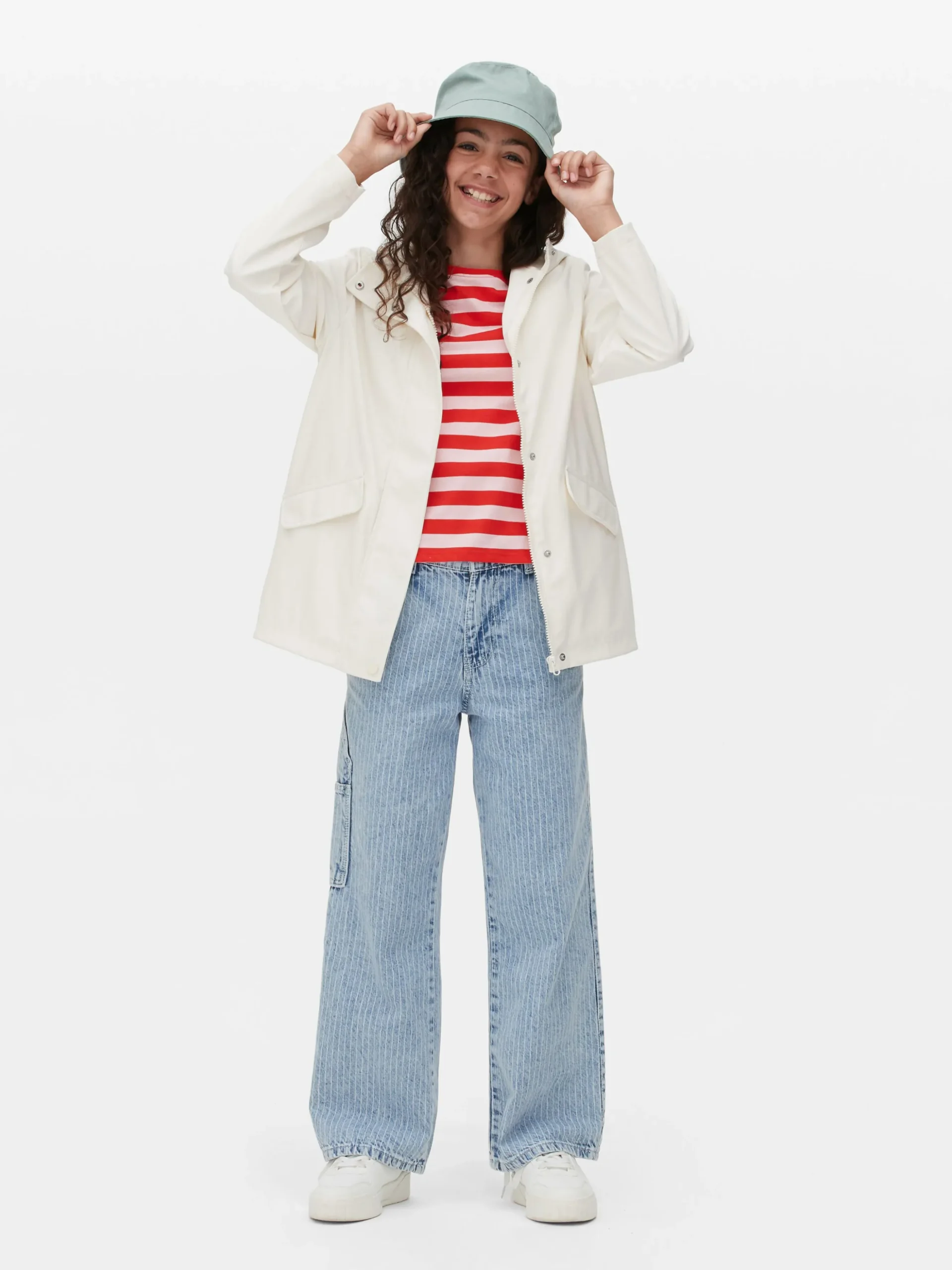 Regenmantel Mit Verdecktem Verschluss