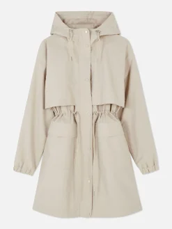 Regenparka Mit Kordelzug
