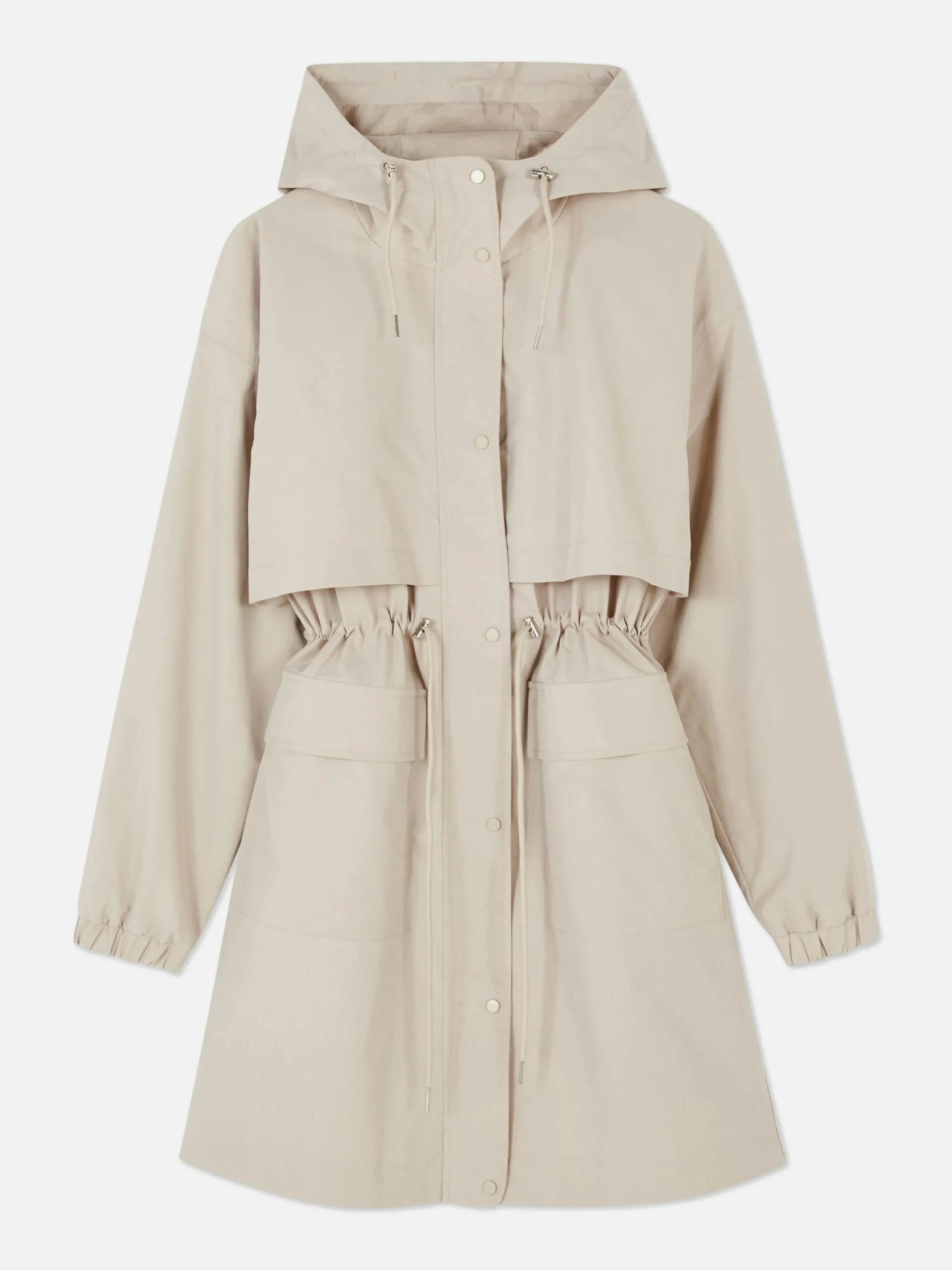 Regenparka Mit Kordelzug