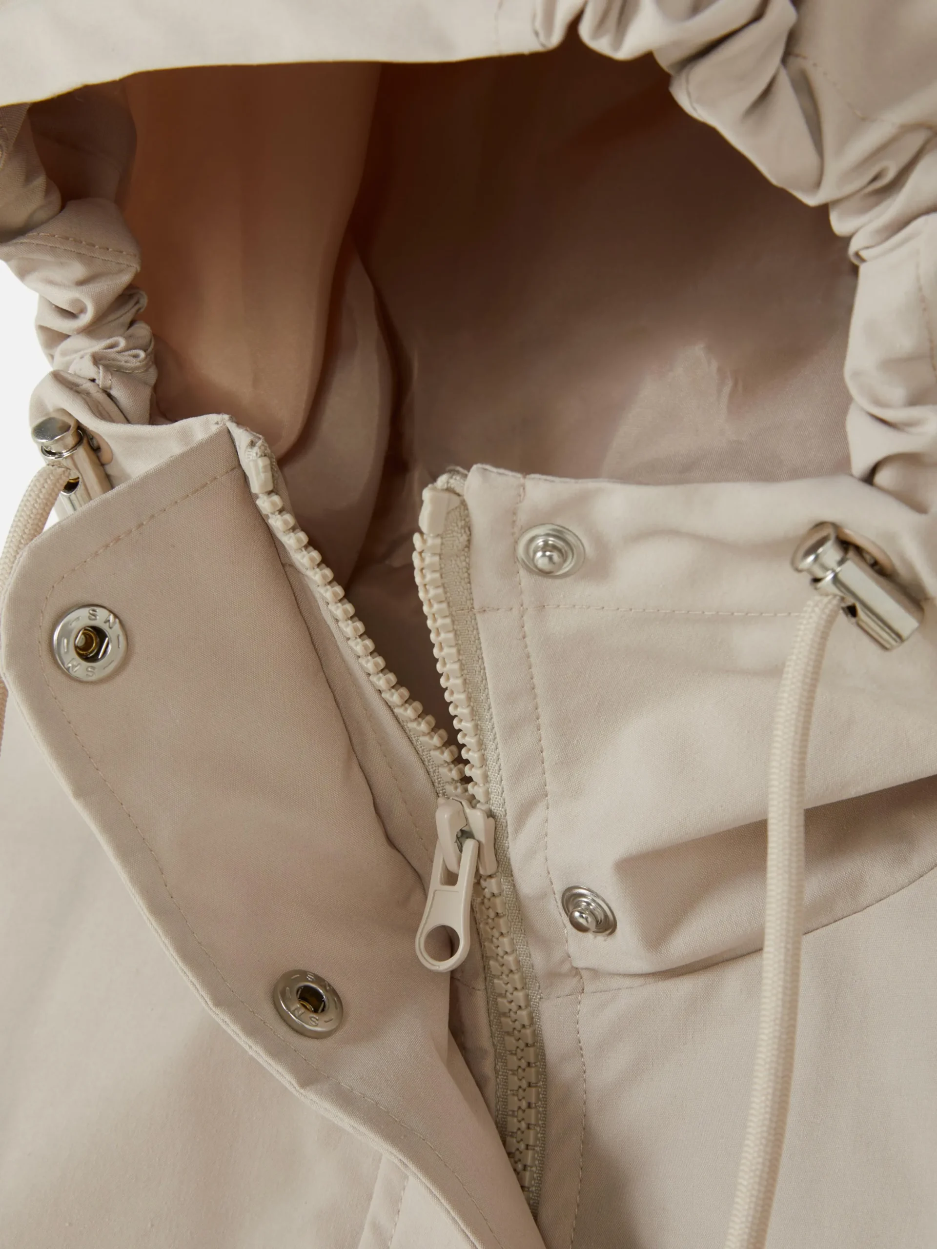 Regenparka Mit Kordelzug