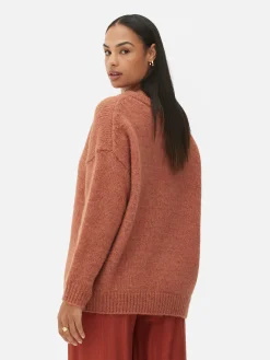 Regular-Fit-Pullover Mit V-Ausschnitt