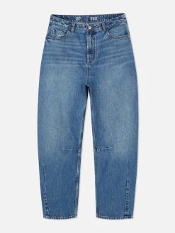 „Rita Ora“ Barrel-Jeans In Acid-Wash-Optik