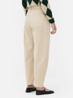 „Rita Ora“ Barrel-Jeans In Acid-Wash-Optik