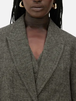 „Rita Ora“ Blazer Mit Fischgrätmuster