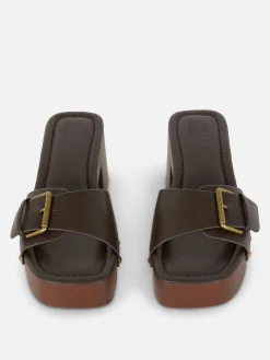 „Rita Ora“ Clogs Mit Blockabsatz