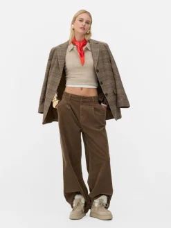 „Rita Ora“ Cordhose Mit Weitem Bein