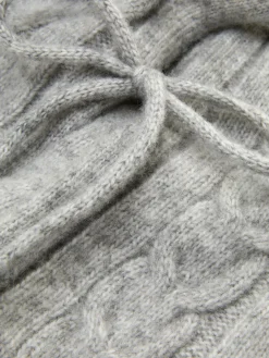 „Rita Ora“ Kapuze Mit Zopfmuster